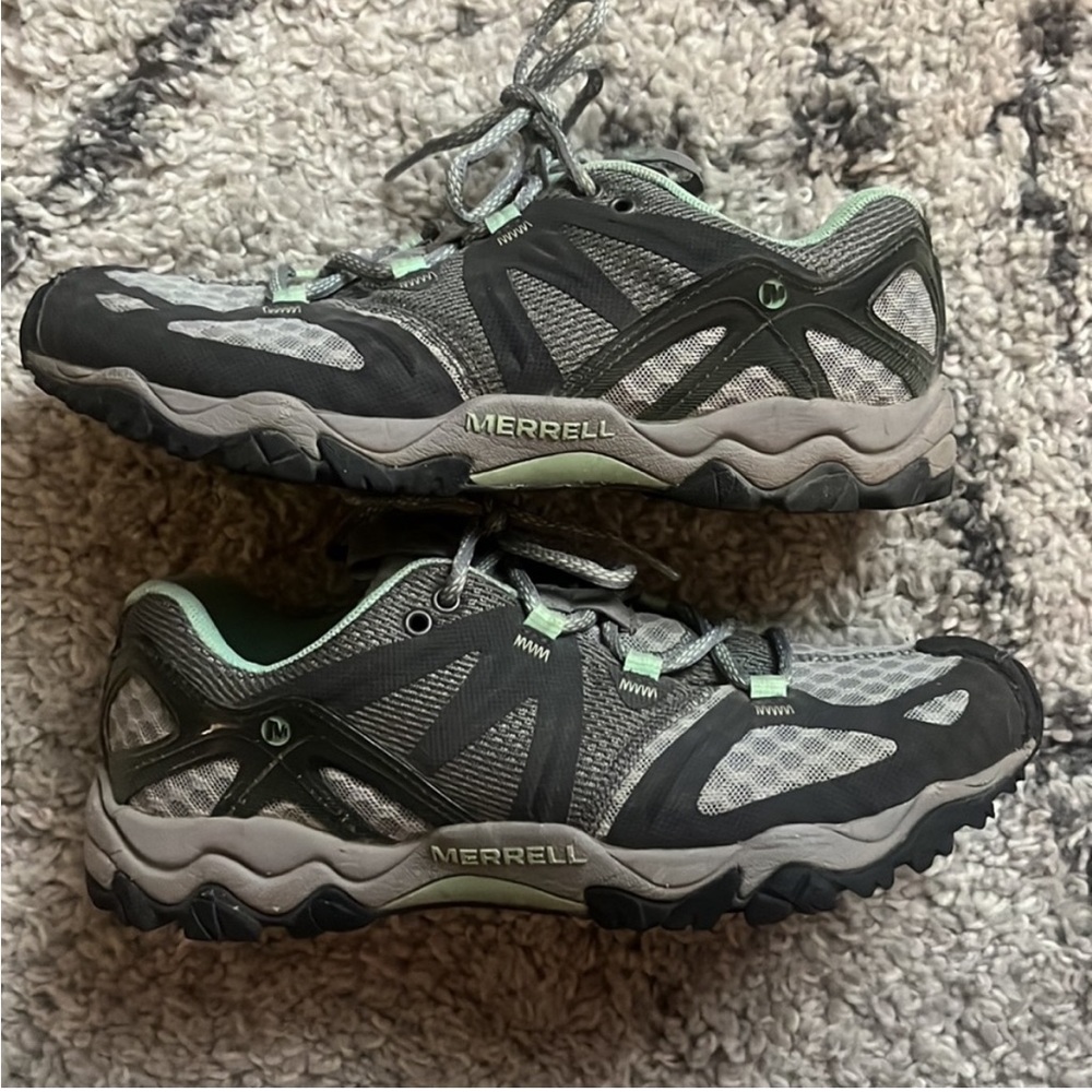 Merrell Womens Hiking Boots Shoes Low Top Size 8 Grey